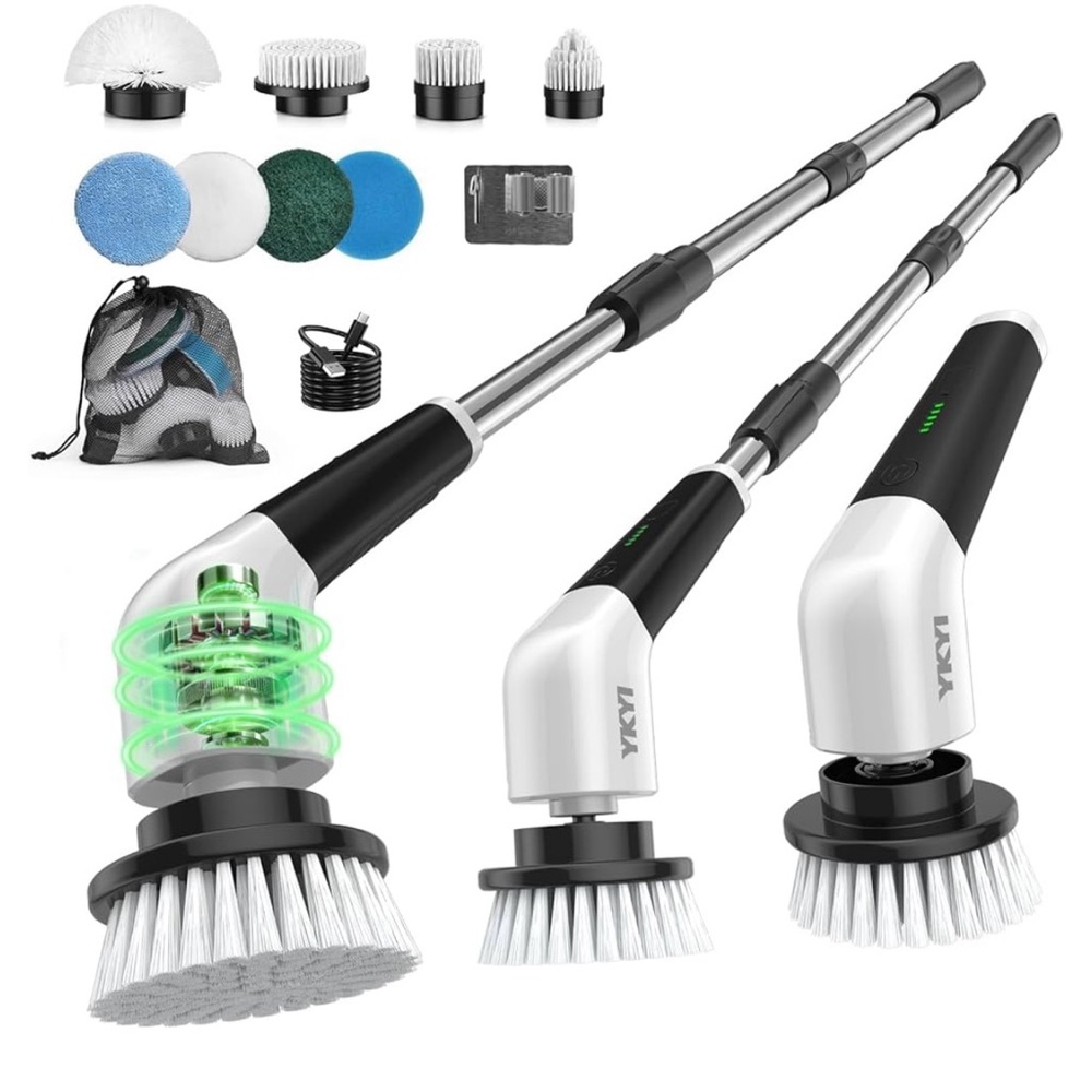 Electric Cleaning Brush Set with Multiple Attachments BRAND NEW